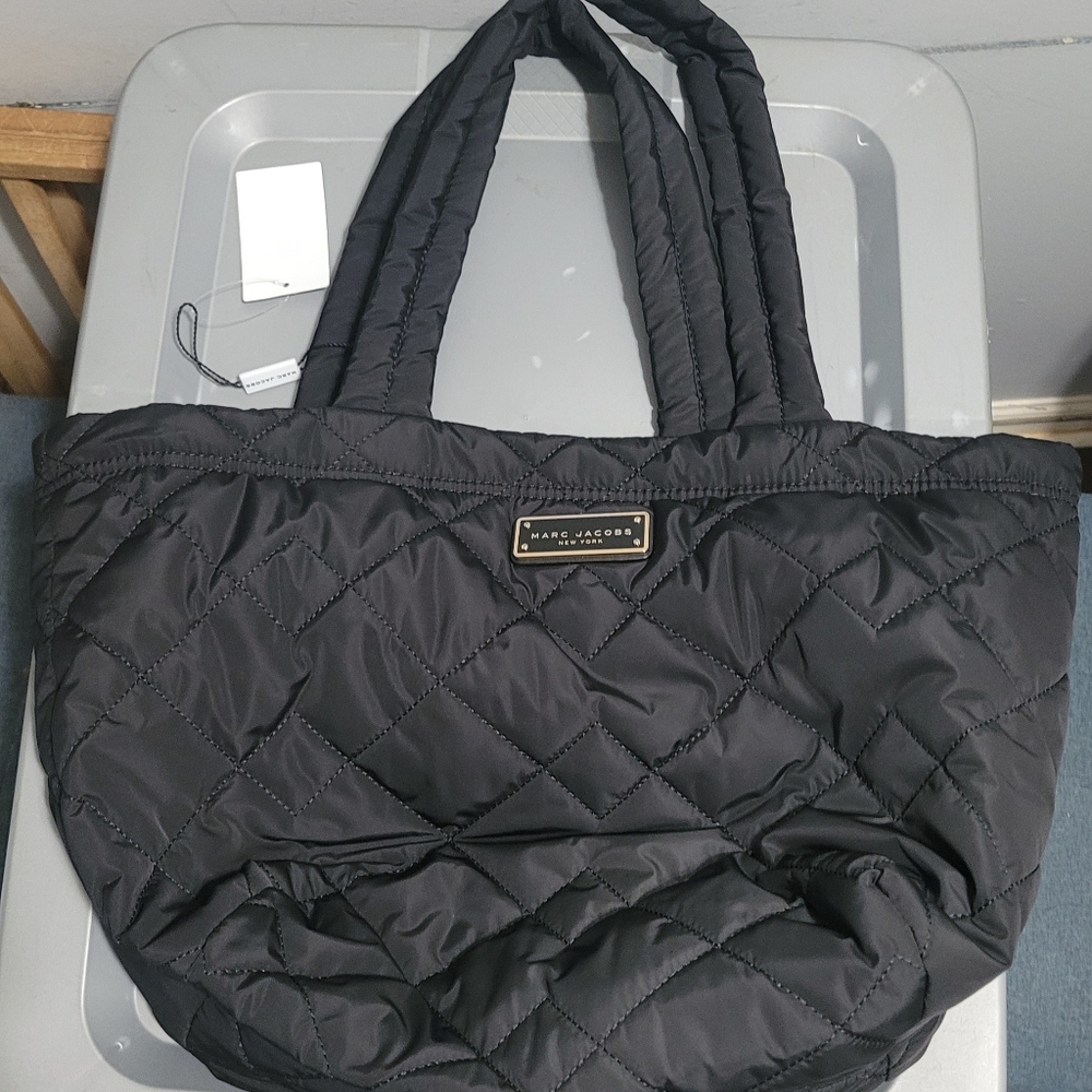 Marc Jacobs Black Quilted Tote - NEW